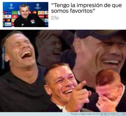 Los humillantes memes del empate del Barcelona ante el Lyon en Champions