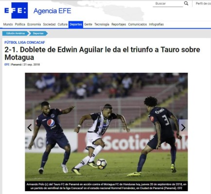 Así titulan los medios luego de la derrota de Motagua ante Tauro