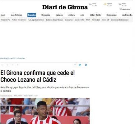 ¡Choco Lozano al Cádiz! Esto dicen los medios españoles de su traspaso