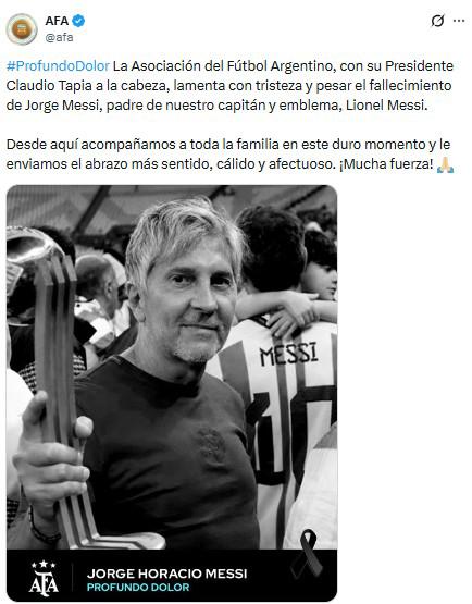Lo que dice la prensa y clubes por la muerte del papá de Messi: Uno de los pilares...