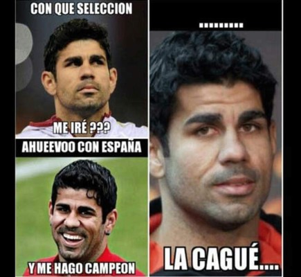 Los memes de España vs Chile.