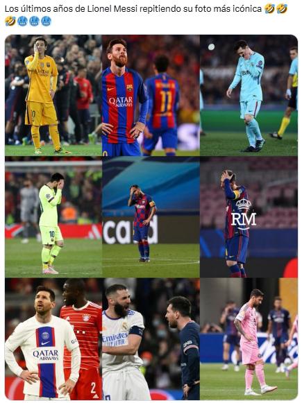 Memes destrozan a Messi por la paliza del PSG sobre Inter Miami en el Mundial de Clubes