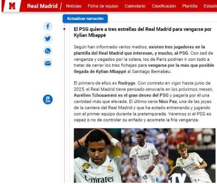 PSG prepara la venganza perfecta: Rodrygo y los otros dos jugadores que amenaza quitar a Real Madrid por Kylian Mbappé
