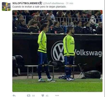 Los memes que dejó el empate del Real Madrid ante Valencia