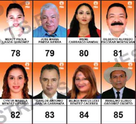 Especial elecciones Honduras 2017: Los candidatos a diputados por Francisco Morazán