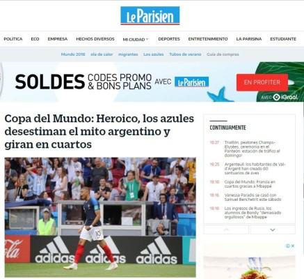 PORTADAS: Así titulan los diarios la eliminación de Argentina de Messi de Rusia 2018