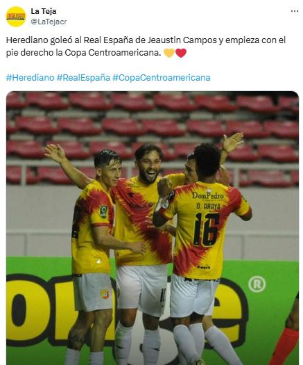Herediano comió jamón catracho; dando pena: así reacciona la prensa por la caída de Real España en Costa Rica