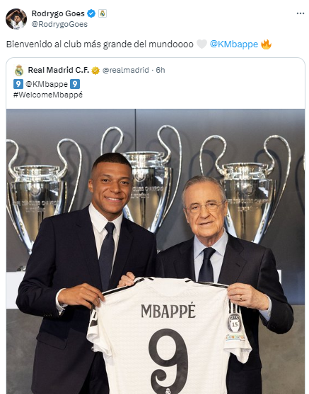 Mbappé con sus nuevos compañeros del Real Madrid: abrazo de Ancelotti, las risas y los mensajes de bienvenida