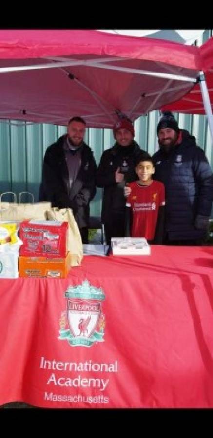 Los dos jóvenes hondureños que se forman en la academia del Liverpool