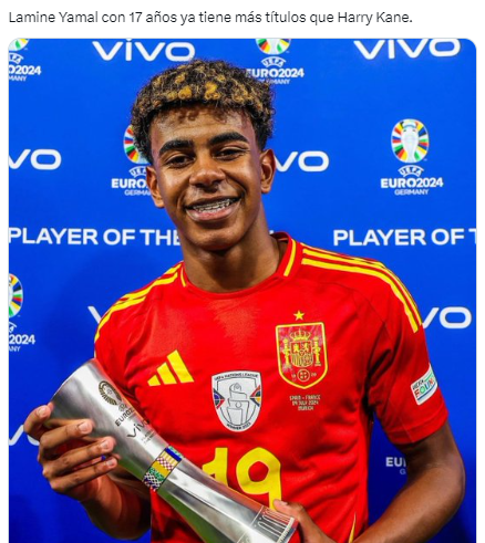 Eurocopa 2024: memes destrozan a Harry Kane por la derrota de Inglaterra ante España en la final