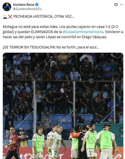 Motagua quedó eliminado y así reacciona la prensa: Pecho frío, vergonzoso; Javier López se convirtió en Diego Vázquez