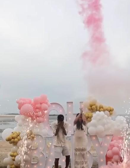 La hermosa esposa panameña de futbolista del Motagua que se convertirá en papá; así anunciaron la noticia