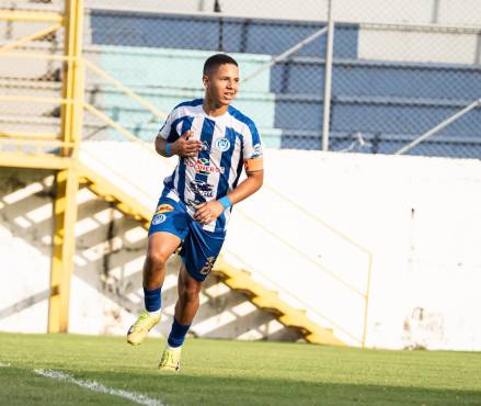 David Morales, máximo goleador del torneo de reservas. Foto: Mauricio Ayala.