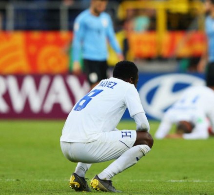 FOTOS: Lágrimas y tristeza de Honduras tras su virtual eliminación del Mundial Sub-20