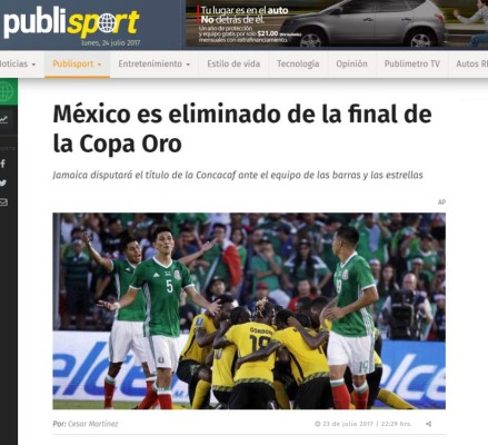 ¡Pobre Osorio! Así reacciona la prensa mexicana luego de ser eliminados de Copa Oro