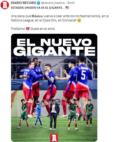 Faitelson señala los culpables: lo que dice la prensa de México luego de caer ante Estados Unidos en Liga de Naciones