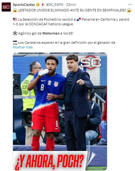 Papá de USA, lo que no pudieron Honduras y Costa Rica: la explosión de la prensa tras el batacazo de Panamá en Concacaf