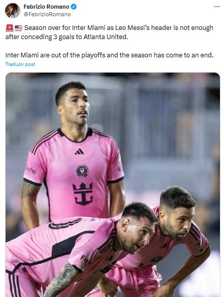 Prensa reacciona por el fracaso del Inter Miami y atacan a Messi: “Las piernas siempre le tiemblan ante la adversidad”