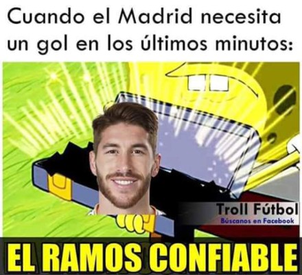Los memes para Real Madrid y Sergio Ramos tras agónico empate