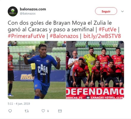 Así resaltan los medios de Venezuela el buen momento de Bryan Moya