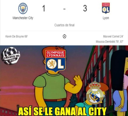 Los memes destrozan a Pep Guardiola y el Manchester City tras ser eliminados de la Champions League &nbsp;&nbsp;