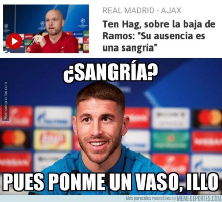 Los memes destruyen a un Real Madrid goleado y eliminado de la Champions por el Ajax