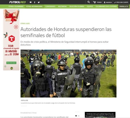 Así reaccionan los medios internacionales por desorden en el Morazán