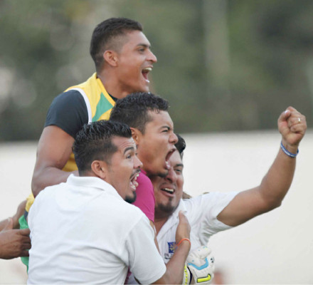 Juticalpa pega primero en la final de liga de ascenso .de liga de ascenso ..