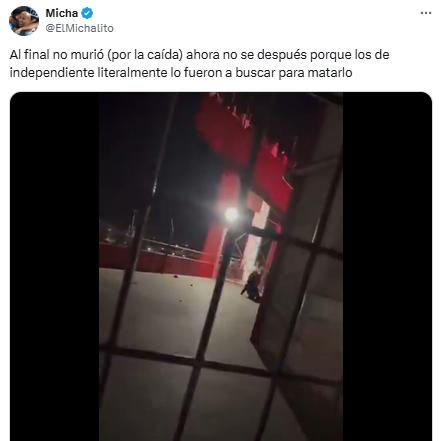 Terror en Argentina: graves heridos tras violentos ataques en el Independiente-U de Chile; aficionado saltó al vacío