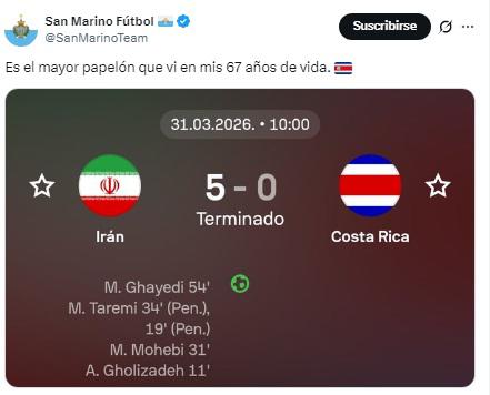 Costa Rica se murió: la reacción de la prensa tras la humillante paliza y lo que dicen del Bocha Batista