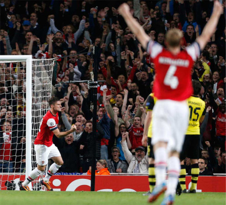 Arsenal FC vs BV Borussia Champions League.