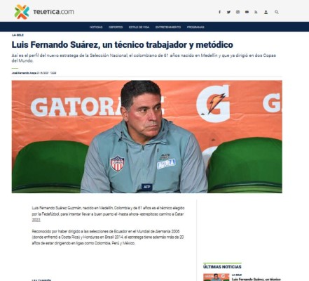 'El más parecido a Pinto, trabajador y metódico': Lo que dice la prensa tica de la llegada de Luis Fernando Suárez