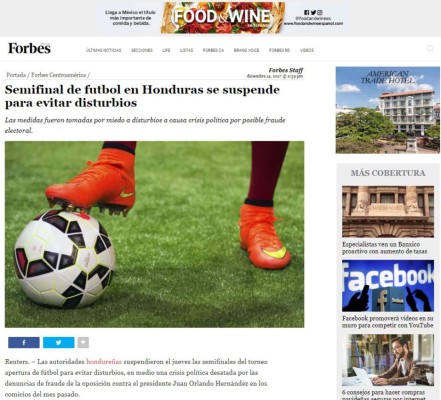 Así reaccionan los medios internacionales por desorden en el Morazán