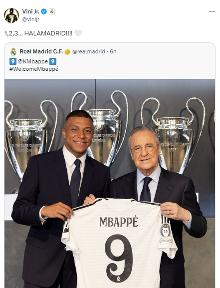 Mbappé con sus nuevos compañeros del Real Madrid: abrazo de Ancelotti, las risas y los mensajes de bienvenida