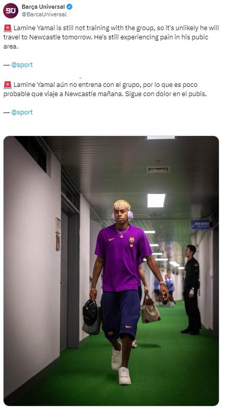 La Champions League recibe duro revés de Lamine Yamal y Hansi Flick es un hervidero en Barcelona