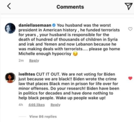 Daniella Semann, esposa de Fábregas, despedaza a Michelle Obama y los vincula con terroristas