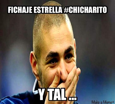 Aficionados se burlan de la llegada de Chicharito al Real Madrid