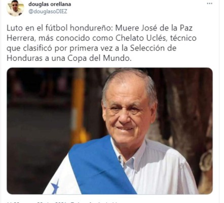 'Se apagó la luz más brillante del fútbol de Honduras': Los desgarradores mensajes tras la muerte de Chelato Uclés
