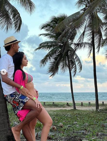 Las lujosas vacaciones del jugador del Olimpia Yan Maciel junto a la hermosa Patricia Cavalheiro en Brasil