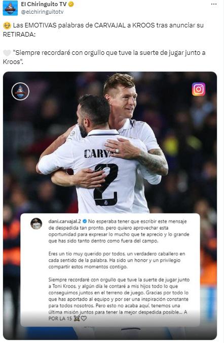Kroos dejó roto a Real Madrid y la reacción de Cristiano Ronaldo: los mensajes al alemán luego de anunciar su retiro del fútbol