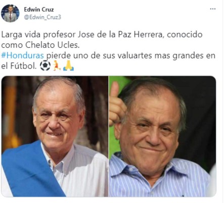 'Se apagó la luz más brillante del fútbol de Honduras': Los desgarradores mensajes tras la muerte de Chelato Uclés