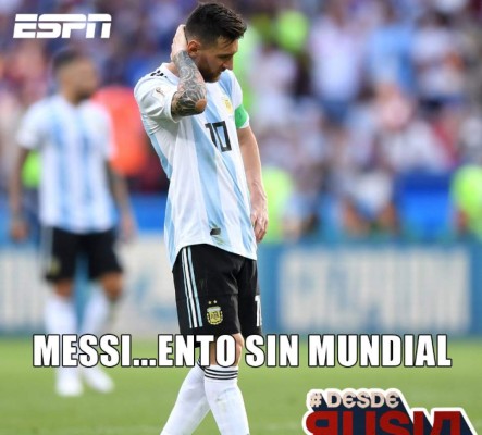 MEMES: Messi y Argentina revientan las redes tras quedar eliminados de Rusia 2018
