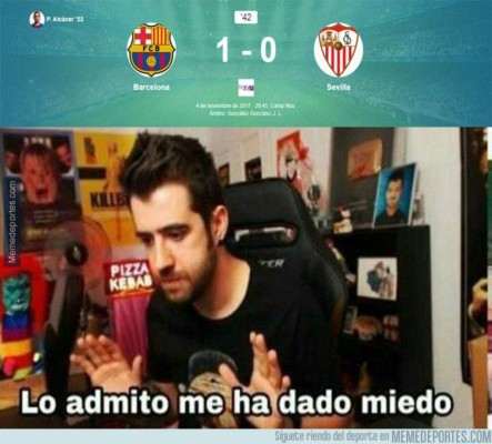 ¡Pobre Paco! Los mejores memes que dejó el gane del Barça ante el Sevilla