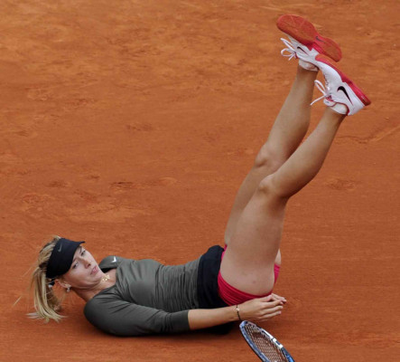 Maria Sharapova imparable en Roland Garros.