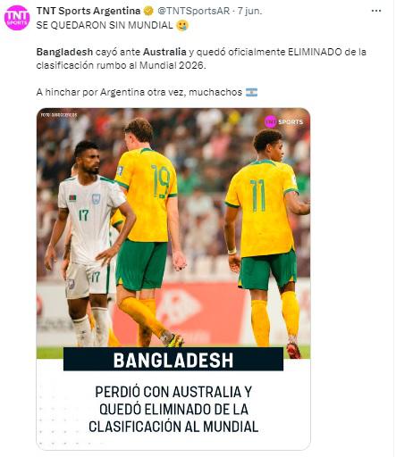 Selección quedó fuera del Mundial 2026 y el motivo por el que Argentina ‘celebra’: “A alentar nuevamente en 2 años”