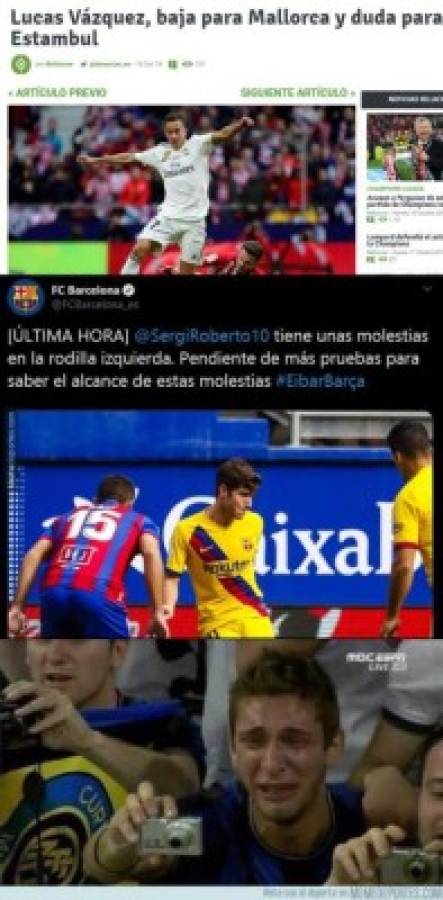 Los memes destrozan a Messi pese a su partidazo en la paliza del Barcelona al Eibar