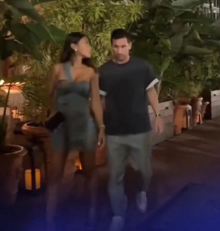 La velada romántica de Messi con su esposa Antonela Roccuzzo en Miami... y ocurrió lo inesperado