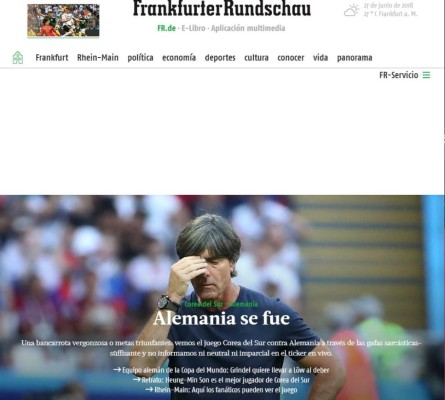 Fiasco y vergüenza: Así reaccionó la prensa alemana tras la histórica eliminación del Mundial