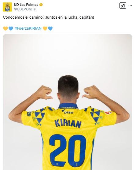 “He recaído del cáncer”: el mundo del fútbol se vuelca para apoyar al capitán de Las Palmas y el mensaje del Real Madrid