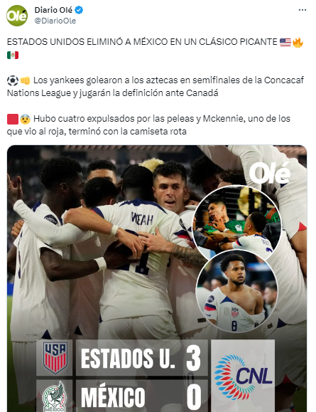 “Tridículo” y “Terrible, un desastre”: Faitelson y prensa mexicana explotan por el papelón contra Estados Unidos en la Liga de Naciones Concacaf